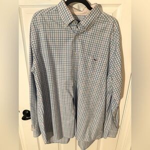 VINEYARD VINES Button-Down~Size XXL~Slim Fit Tucker Shirt~Blue White Pink~